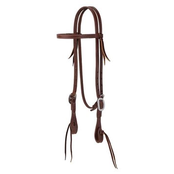 Weaver Leather Oiled Pineapple Knot 5/8" Straight Browband