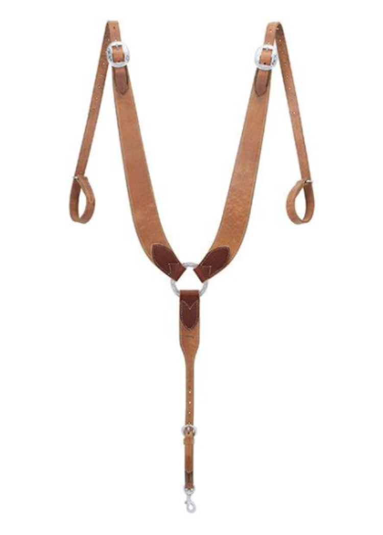 Weaver Leather Premium Harness Leather Pulling Breast Collar