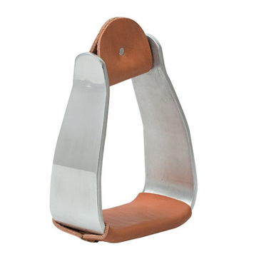 Weaver Leather Sloped Aluminum Stirrups with Leather