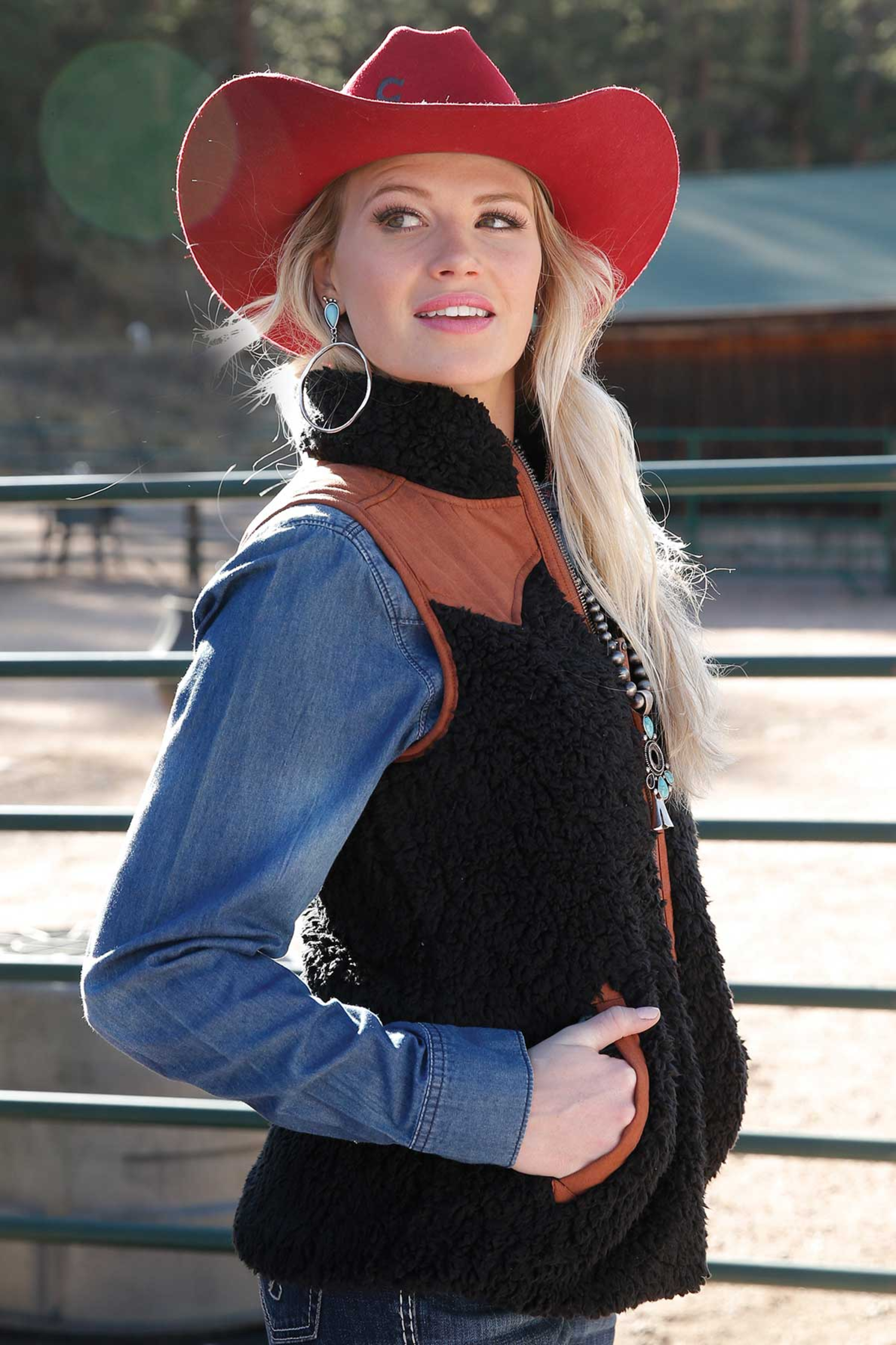 womens vest western