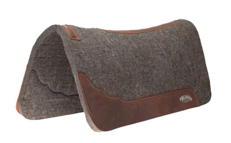 Weaver Leather 1" Premium Contoured 100% Wool Felt Saddle Pad