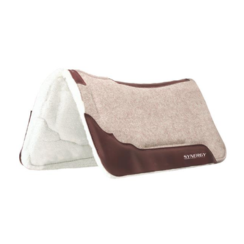 Weaver Leather Synergy Contoured Wool Blend Felt Pad Tan