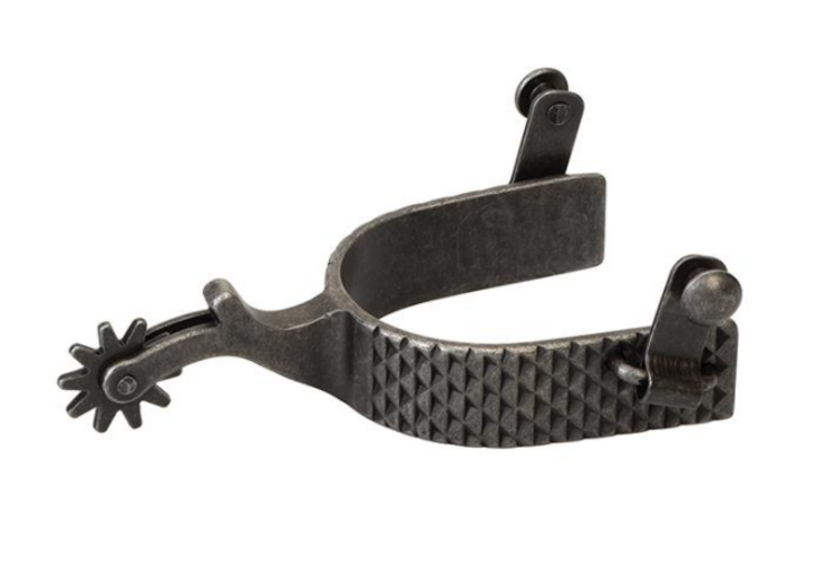 Weaver Leather Men's Black Rasp Spur