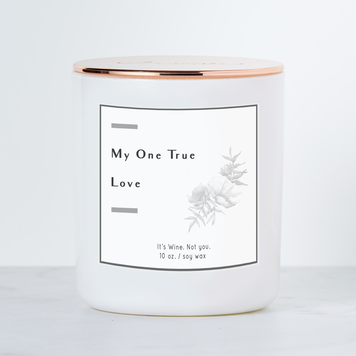 My One True Love Soy Candle Warm Vanilla Sugar