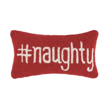 Hashtag Naughty Hook Pillow