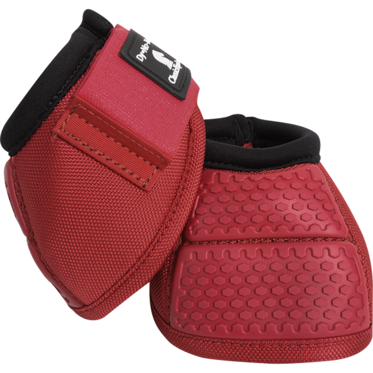 Classic Equine Flexion No Turn Bell Boot Crimson