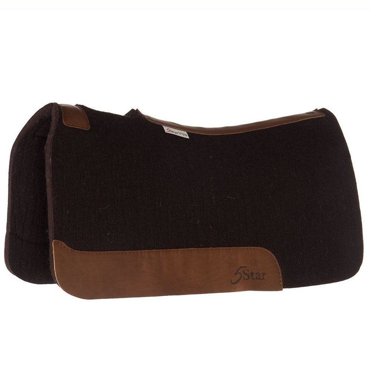 5 Star Equine Products The Barrel Racer Pad Chocolate