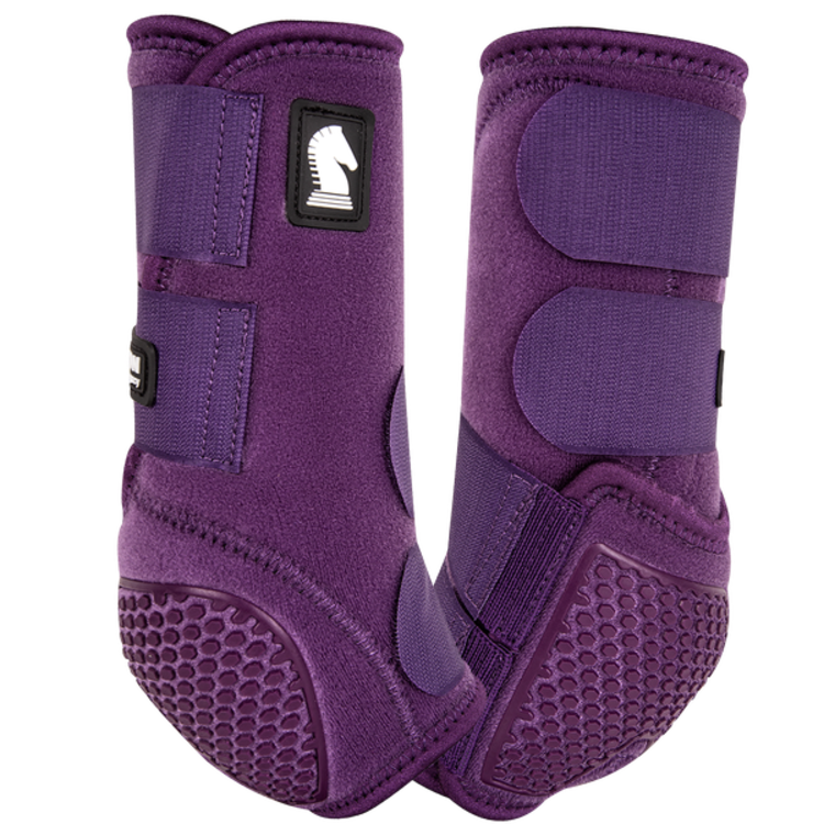 Classic Equine Flexion Boots Eggplant