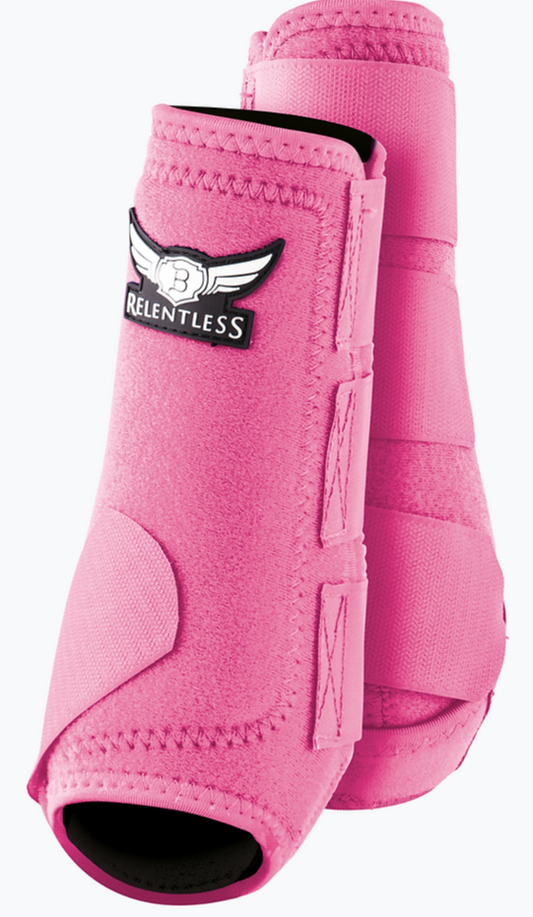 pink splint boots