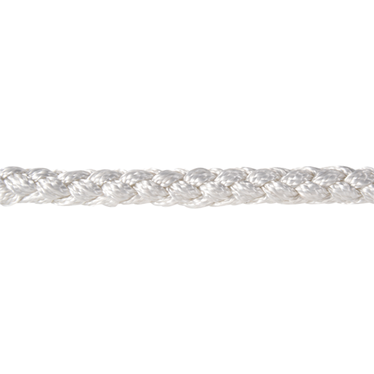 Classic Equine Rope Noseband Halter w/Lead White