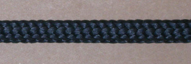 Double Diamond Halter Company 12' x 1/2" Treeline Brannaman Lead Black