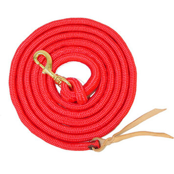 Equi-Sky 9' Cowboy Lead with Snap Red
