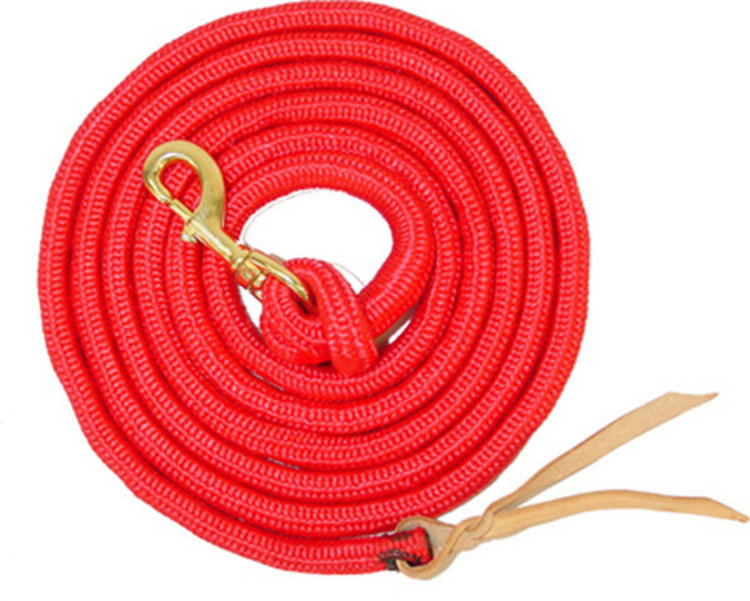 Equi-Sky 9' Cowboy Lead with Snap Red