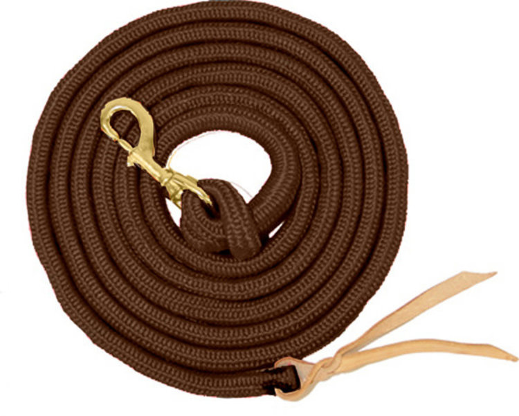 Equi-Sky 9' Cowboy Lead with Snap Brown