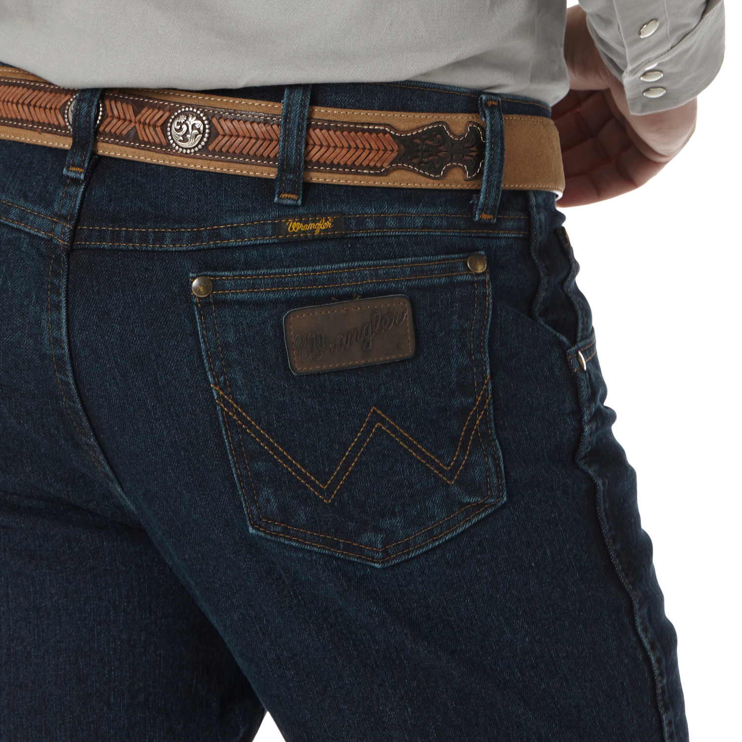 Premium Performance Advanced Comfort Cowboy Cut Slim Fit Jeans | Dark -  Frontier Western Shop