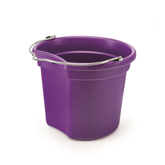 18 Qt. Flat Back Bucket Purple