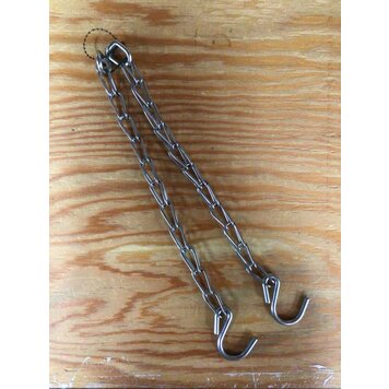 Traditional Rawhide Braiders Link Rein Chain Stainless Steel