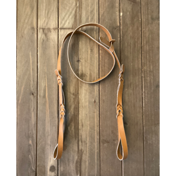 Traditional Rawhide Braiders Bosal Hanger Latigo Harness Leather Saddle Tan