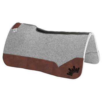 Best Ever Pads Kush 32x32 1.25" Oak Nut Leather Black Crown