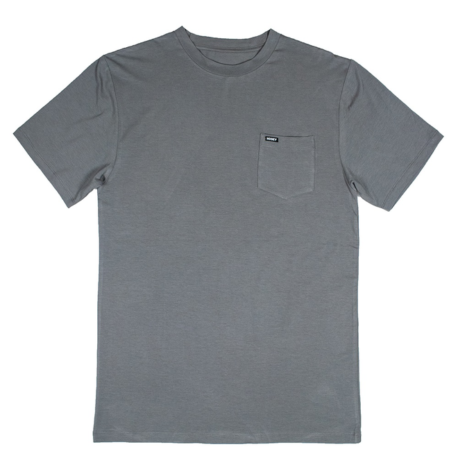 Grey Premium Bamboo Pocket T-Shirt