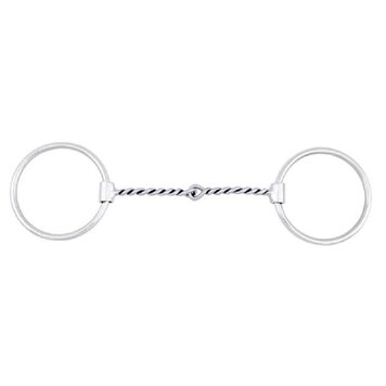 Metalab Twisted Wire Loose Ring Snaffle Bit