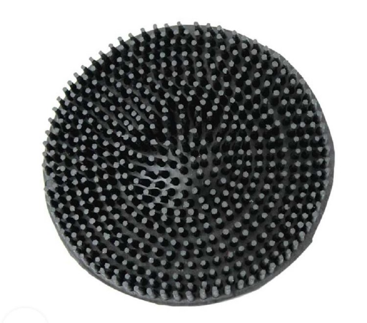 Small Round Rubber Face Brush