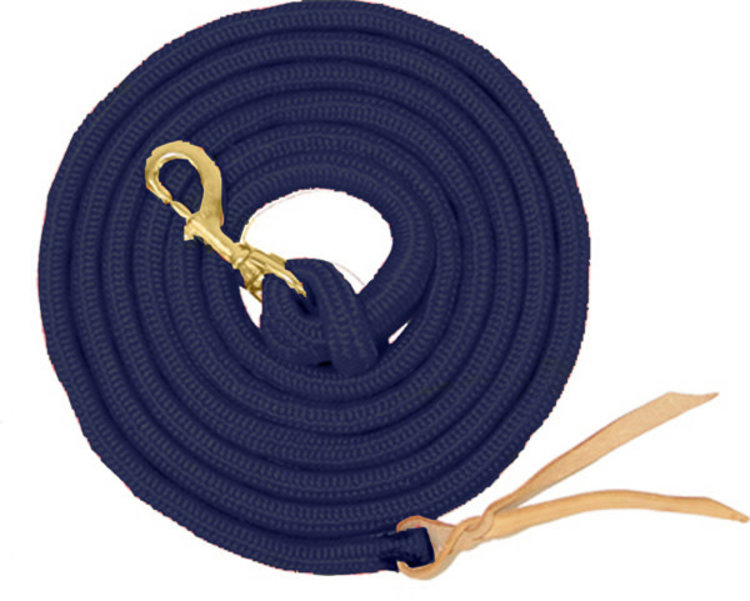 Equi-Sky 9' Cowboy Lead with Snap Navy