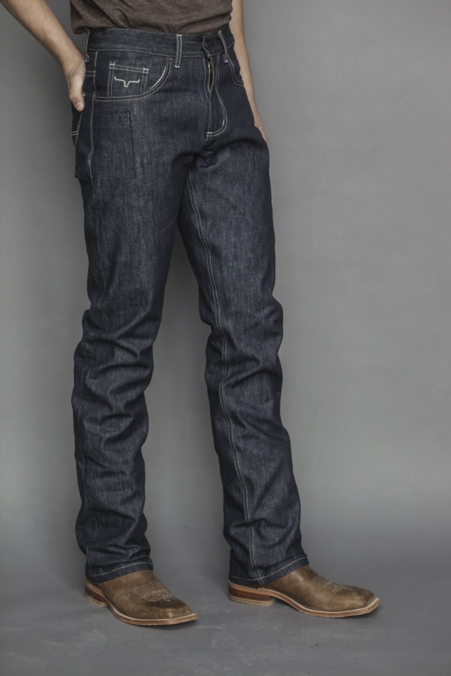 Mens Raw James Jeans - Frontier Western 