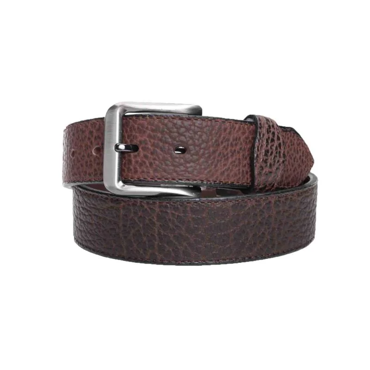 Gingerich Leather LLC Richland Dark Bison Belt 1.5"