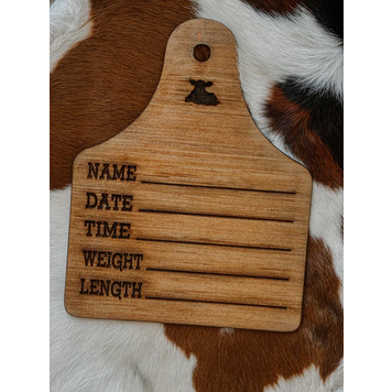 The Whole Herd Baby Announcement Eartag