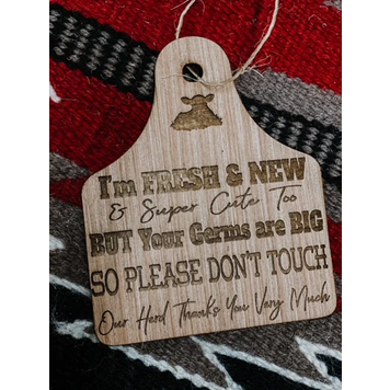 The Whole Herd Please Don't Touch Eartag