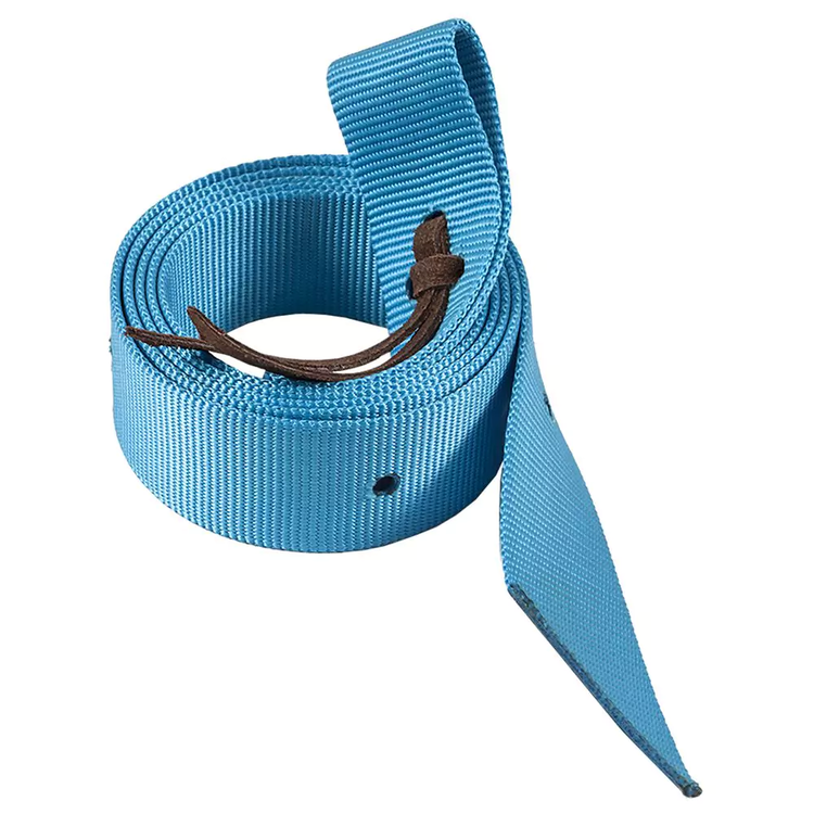Mustang 6'  Nylon Latigo Tie Strap Turquoise