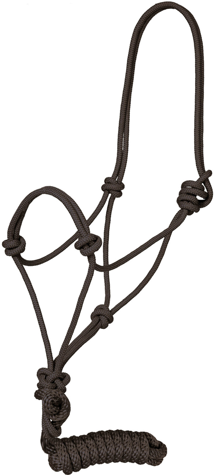 Mustang Traditional Rope Halter Black