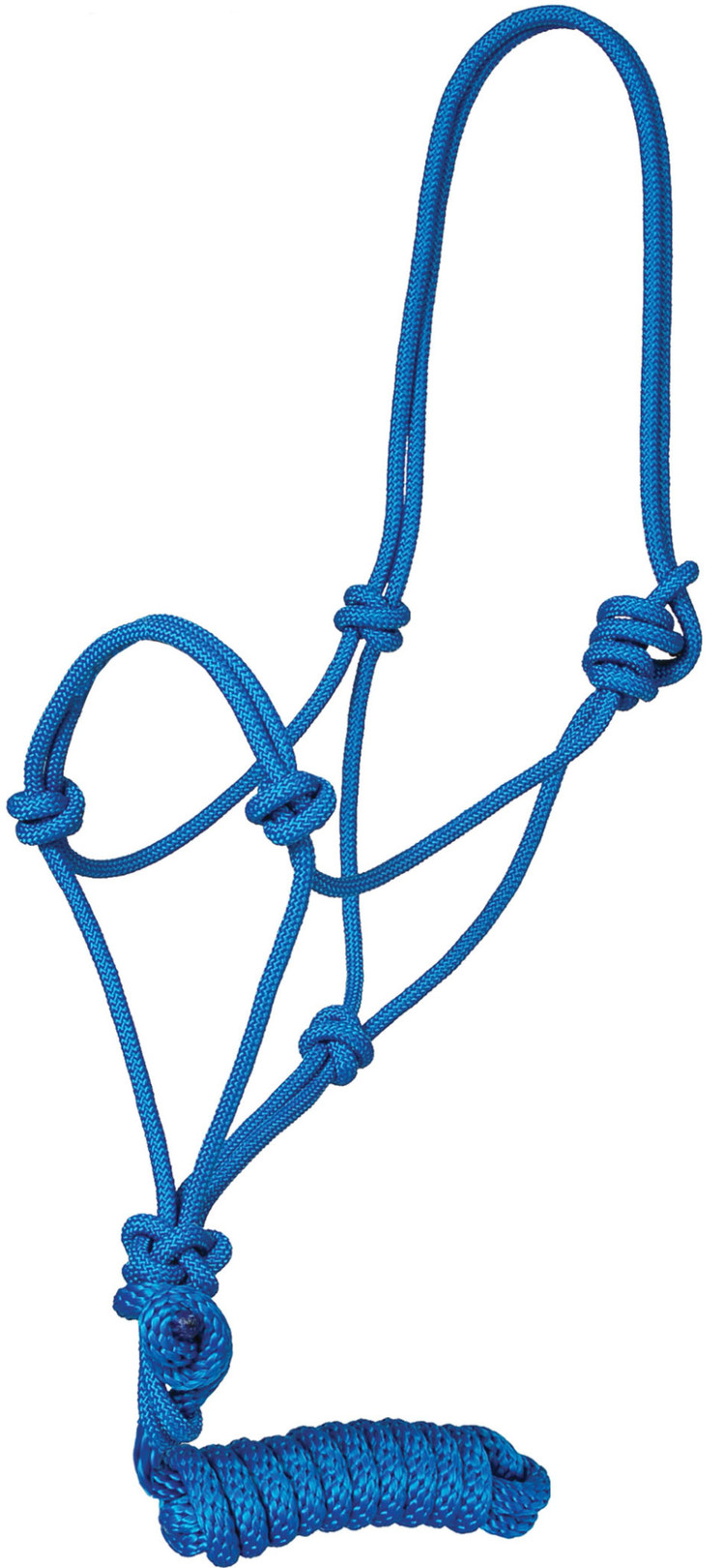 Mustang Traditional Rope Halter Blue
