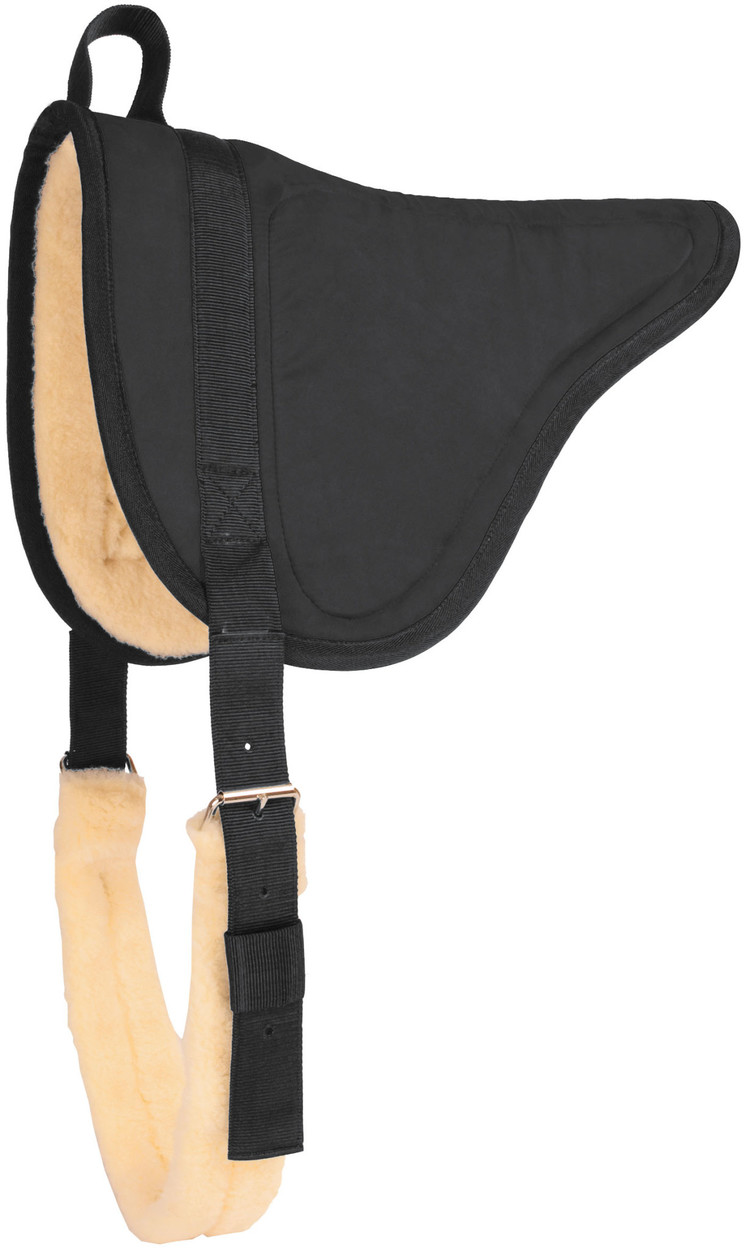 Mustang Microsuede Bareback Pad Black