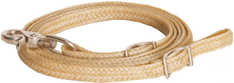 Mustang 3/4" Flat Braided Wax Roping Rein