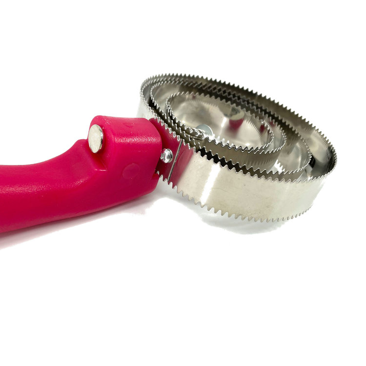 Canadian Saddlery Reversible Metal Curry Comb Assorted Colors