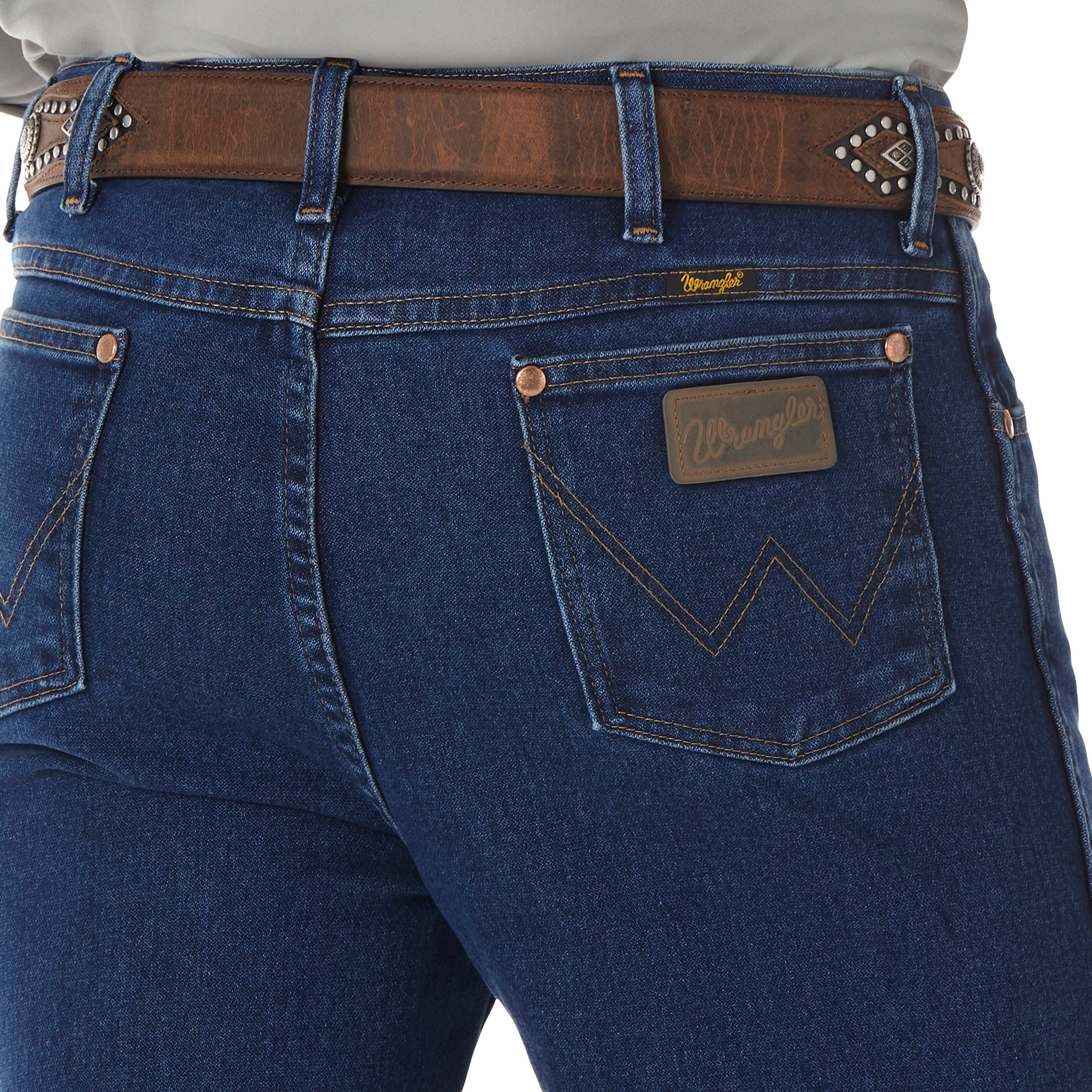 Cowboy Cut Slim Fit Active Flex Stonewash Jeans 936AFGK