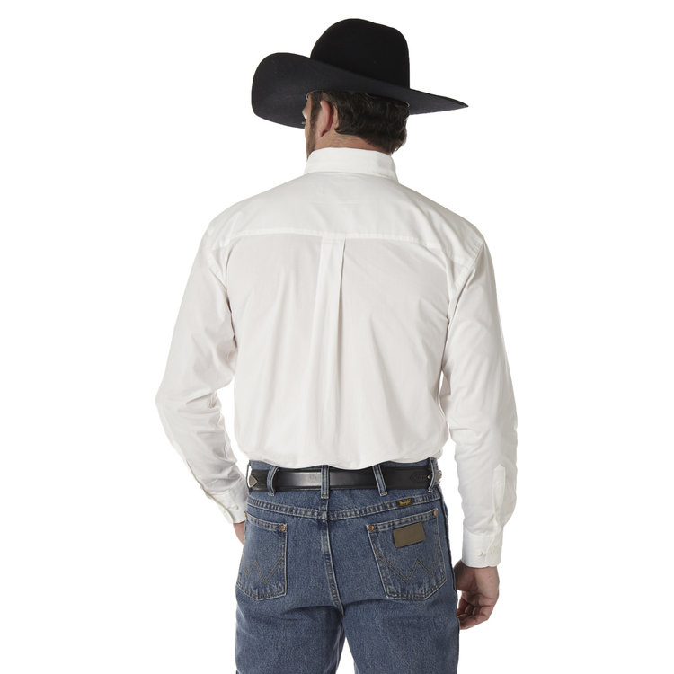 Wrangler George Strait Button Down Shirt White