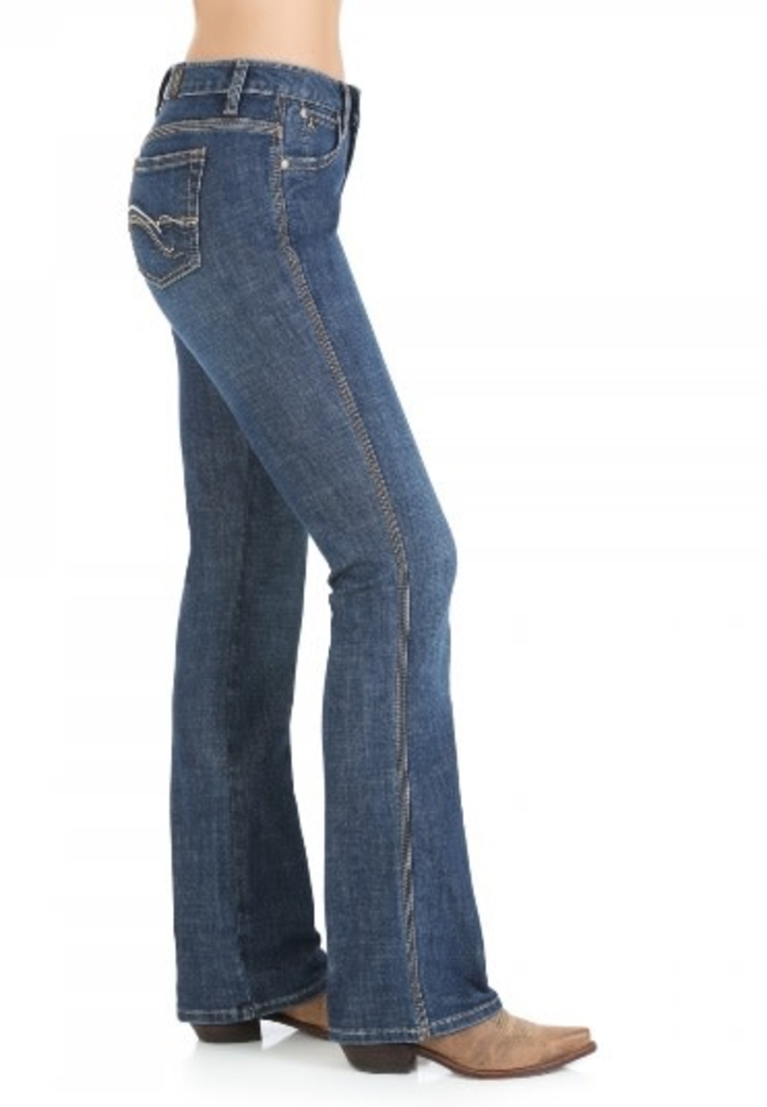 Arriba 80+ imagen women's wrangler high rise bootcut jeans ...