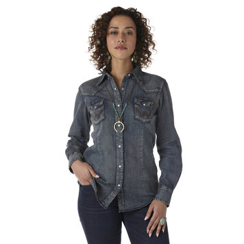 Wrangler Denim Snap Shirt
