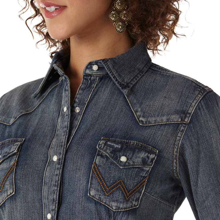 Wrangler Denim Snap Shirt