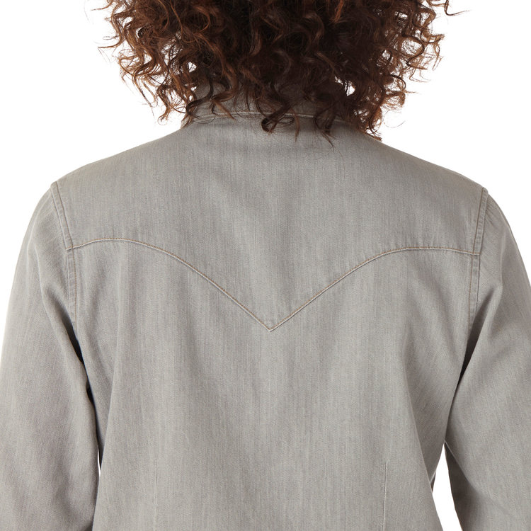 Wrangler Denim Shirt Grey