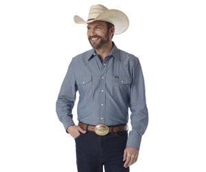 Wrangler snap store button work shirts