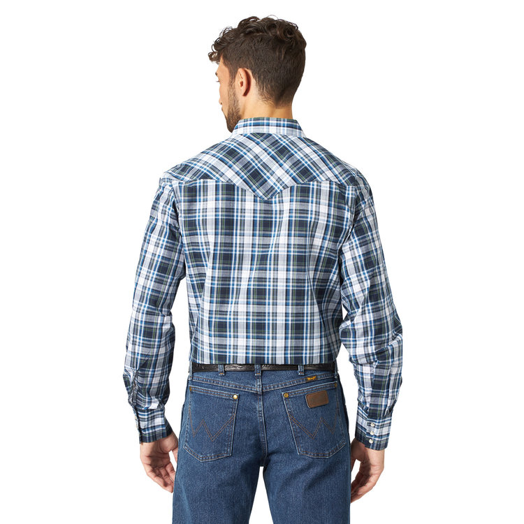 Wrangler Sport Western Snap Plaid