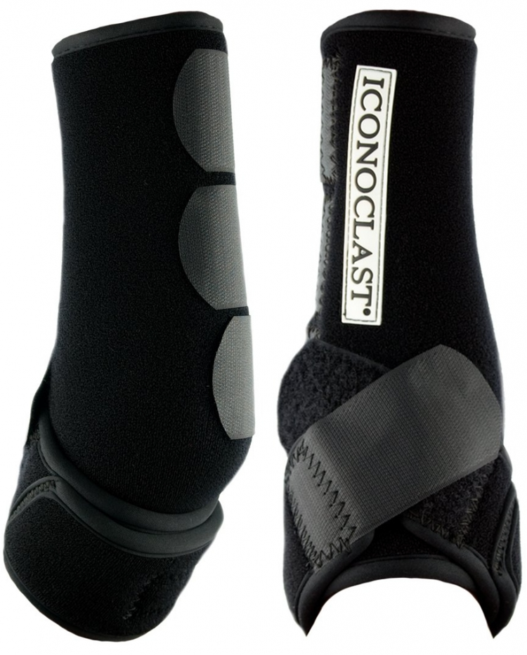 Iconoclast Orthopedic Sport Front Boot Black