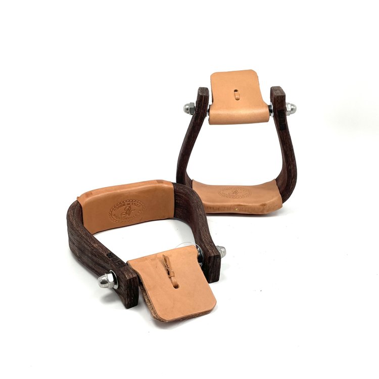 Nettles Stirrups 2" Chisholms Stirrup Petite Mahogany