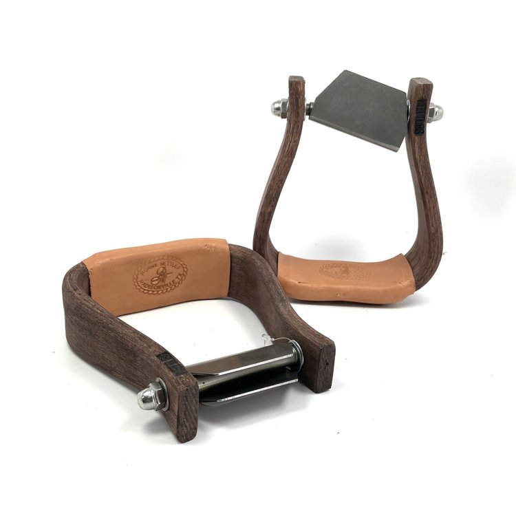 Nettles Stirrups 2" Chisholms Stirrup & Leveler Mahogany