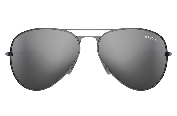 BEX Sunglasses WESLEY Brushed Silver