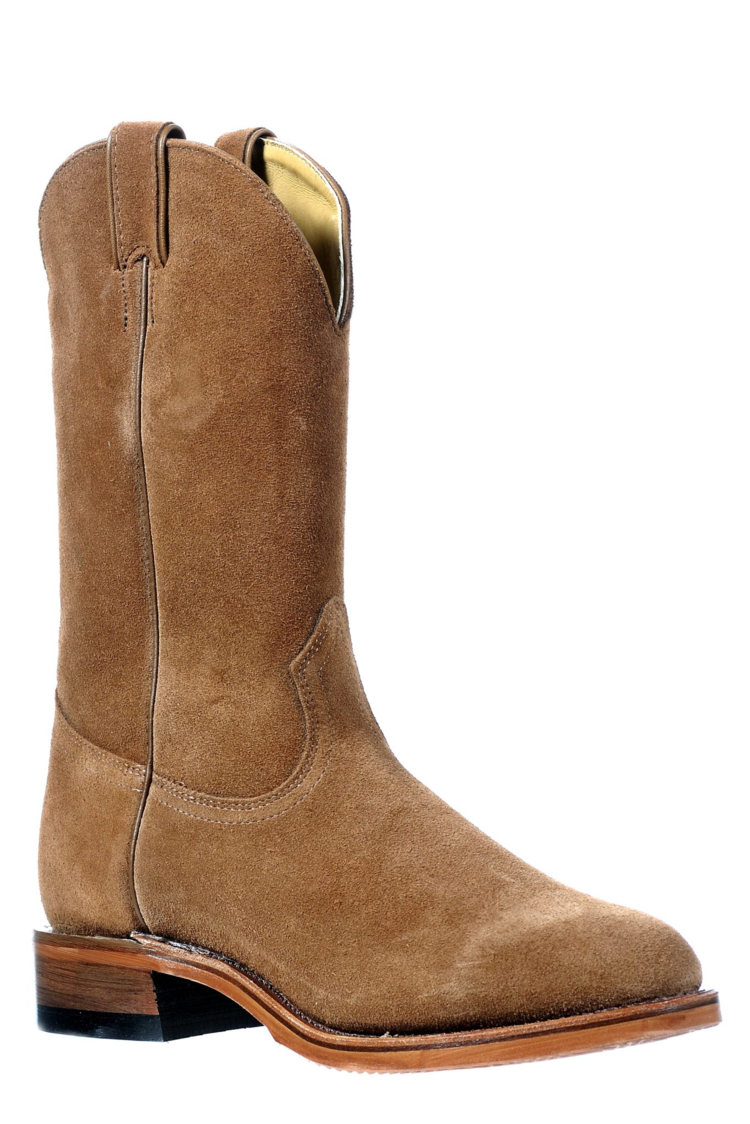 Boulet Whisky Suede Round Toe Boot